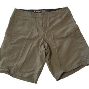 Kuhl Cargo Shorts Nylon Lightweight Hiking Khaki Quick Dry Men's Size 38